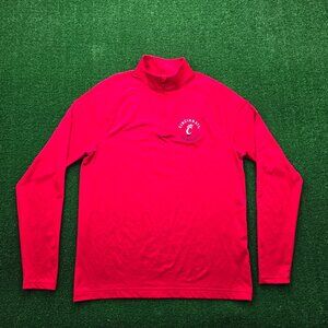 Cincinnati Bearcats Sweatshirt Mens Medium Red Under Armour NCAA Basketball